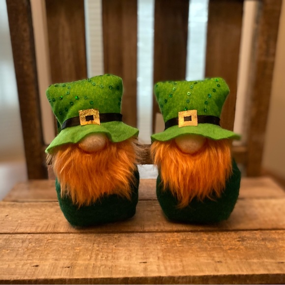 St. Patricks Day Gnome Bundle Of 4, Leprechaun Gnomes, Small Irish Gnomes - Picture 15 of 15